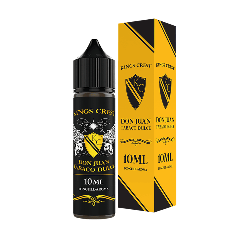 Kings Crest Longfill - Don Juan Tobaco Dulce - 10ml in 60ml Flasche
