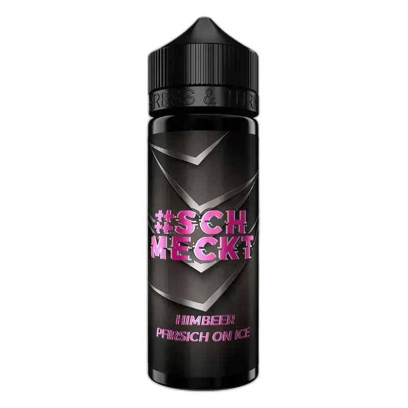 #schmeckt Longfill - Himbeer Pfirsich Ice - 10ml Aroma in 120ml Flasche