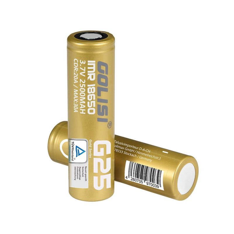 Golisi G22 Akku 18650 20A 2500 mAh