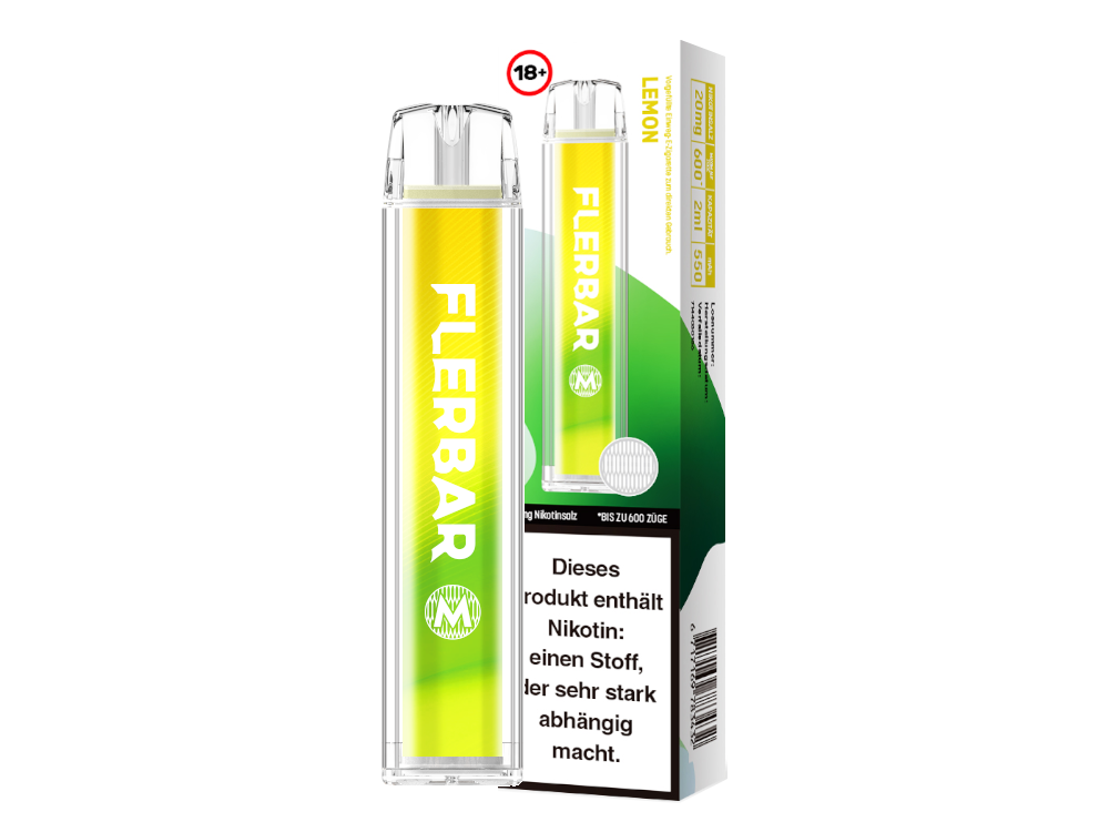 Flerbar M Einweg Lemon 20mg
