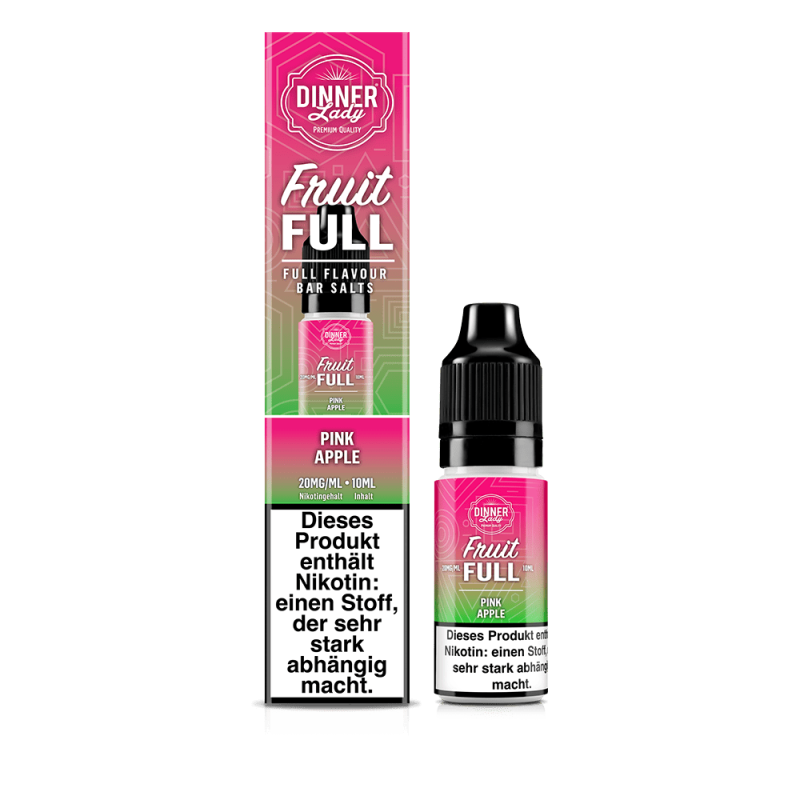Dinner Lady Fruit Full Nikotinsalz - Pink Apple - 10ml Liquid 20mg