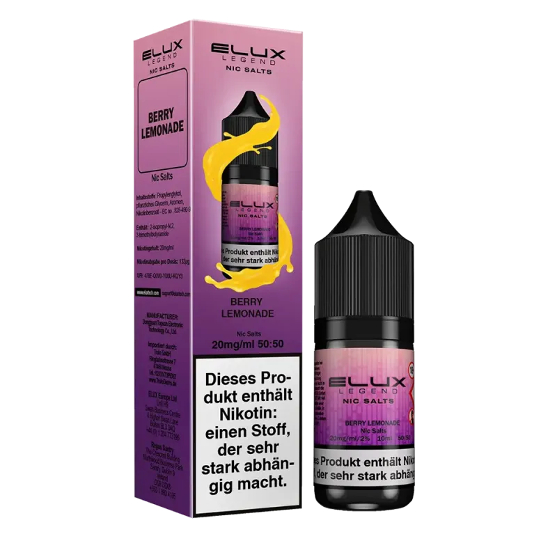 Elux Nikotinsalz - Berry Lemonade - Liquid 10ml