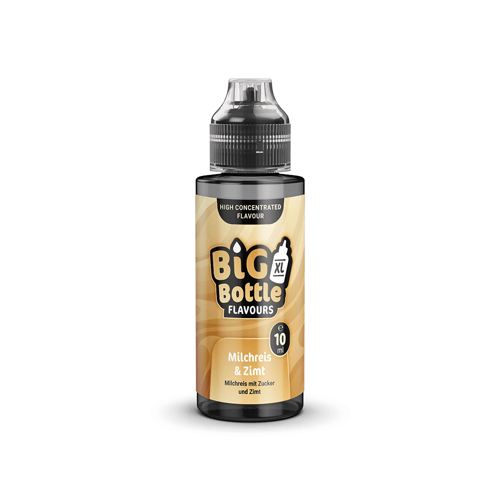 Big Bottle Flavours Longfill - Milchreis & Zimt - 10ml Aroma in 120ml Flasche