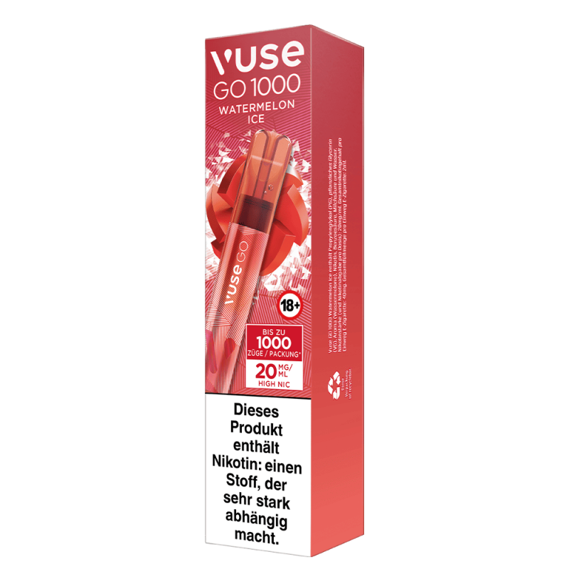 Vuse GO 1000 Watermelon Ice 20mg Einweg E-Zigarette