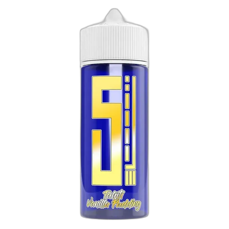 5EL Longfill - Tahiti Vanilla Pudding - 10ml Aroma in 120ml Flasche