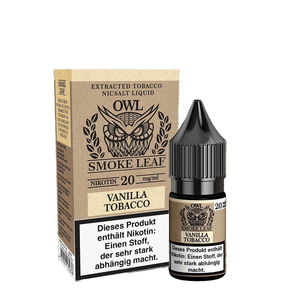 OWL Smoke Leaf Nikotinsalz - Vanilla Tobacco - 10ml Liquid 20mg