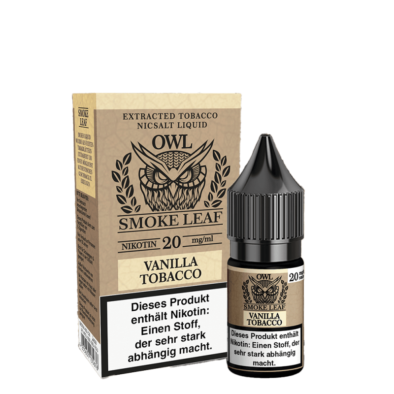 OWL Smoke Leaf Nikotinsalz - Vanilla Tobacco - 10ml Liquid 20mg