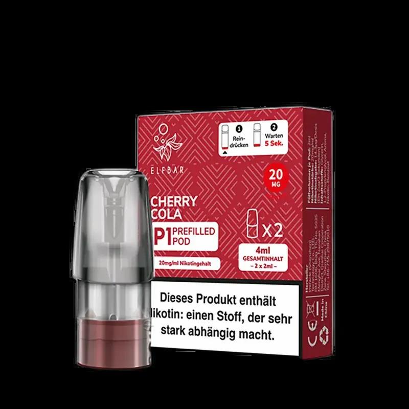 2x Elfbar Mate 500 Einweg P1 Pod - Cherry Cola  - 20mg Nikotinsalz 2ml