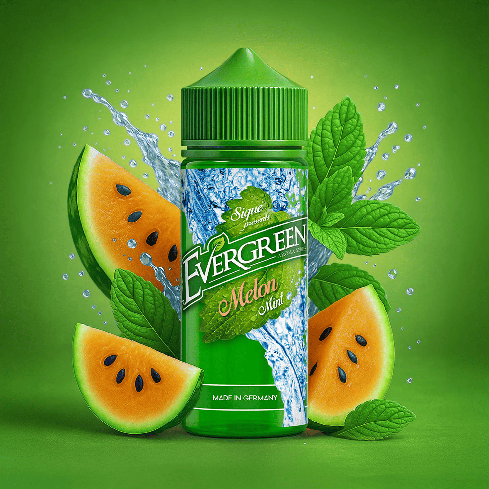 Evergreen Longfill - Melon Mint - 8ml Aroma in 120ml Flasche
