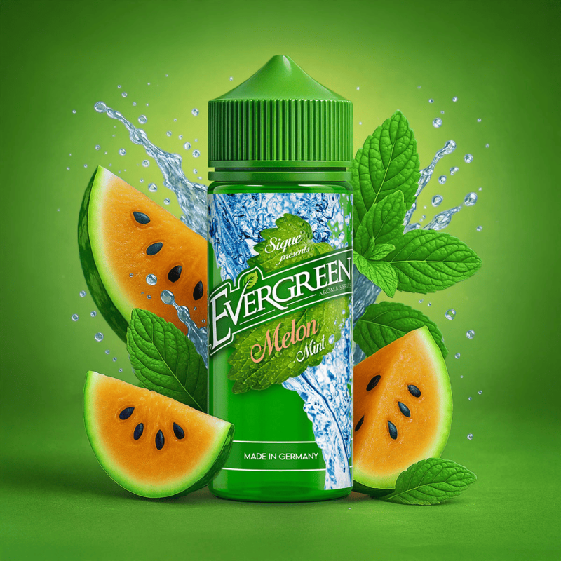 Evergreen Longfill - Melon Mint - 8ml Aroma in 120ml Flasche