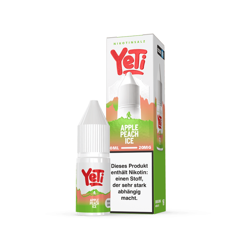 Yeti Summit Nikotinsalz - Apple Peach Ice - Overdosed 10ml Liquid 20mg