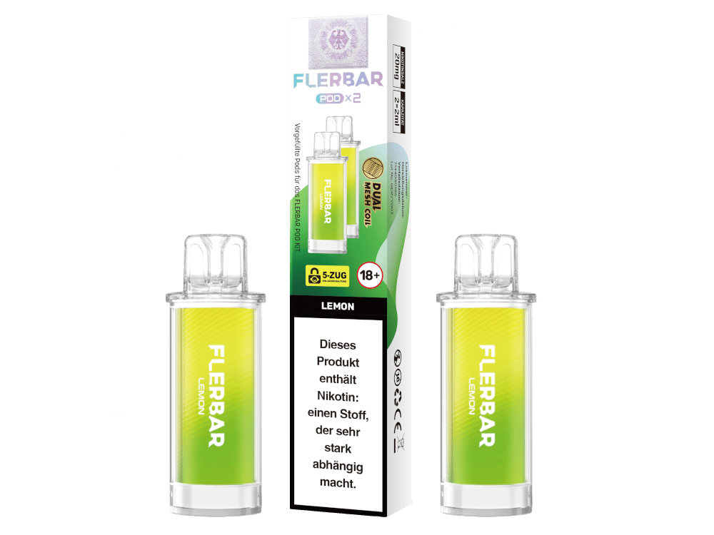 Flerbar Pod (2 Stk.) Lemon 20mg