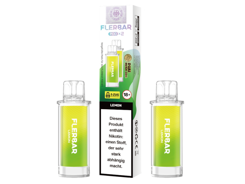 Flerbar Pod (2 Stk.) Lemon 20mg