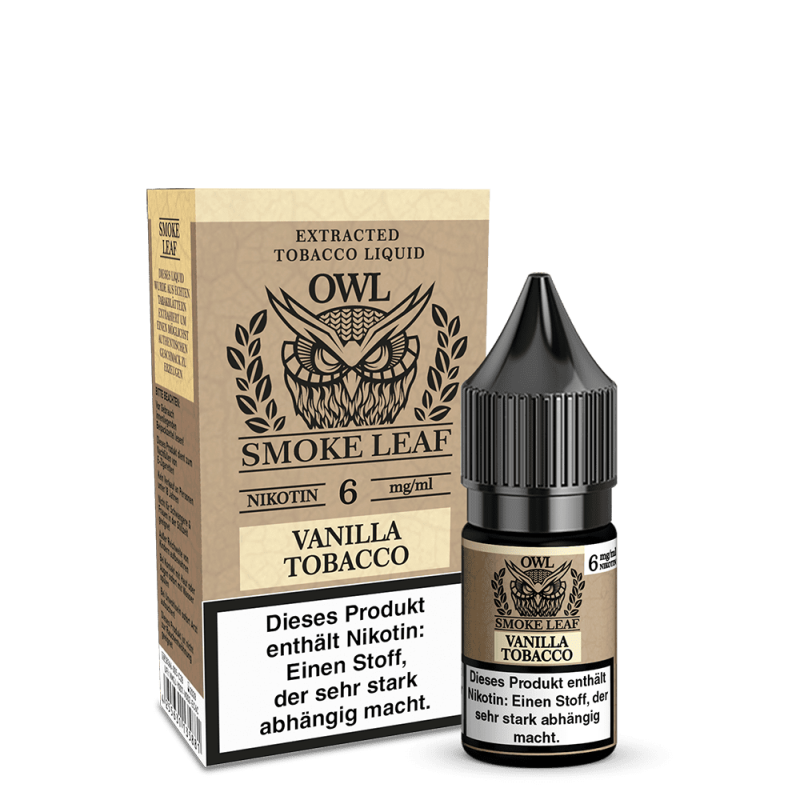 OWL Smoke Leaf Liquid - Vanilla Tobacco - 10ml 6mg