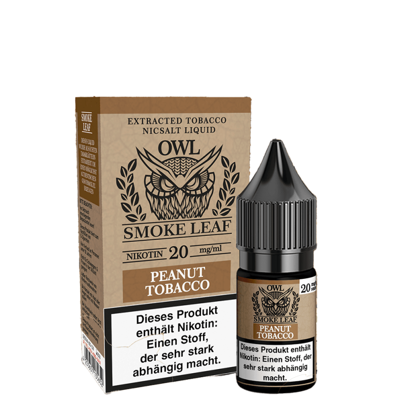 OWL Smoke Leaf Nikotinsalz - Peanut Tobacco - 10ml 20mg