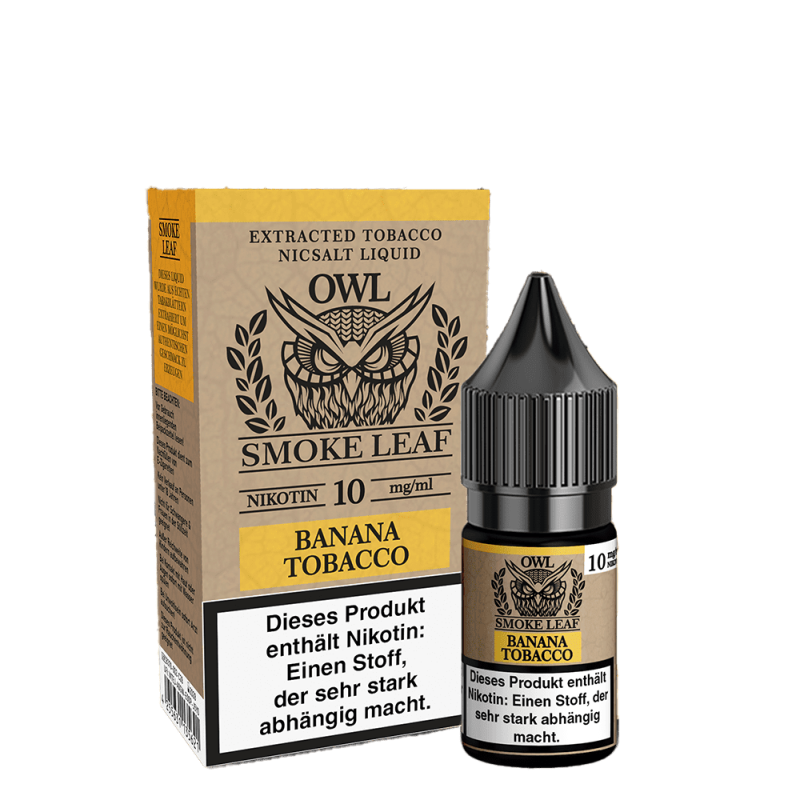 OWL Smoke Leaf Nikotinsalz - Banana Tobacco - 10ml Liquid 10mg