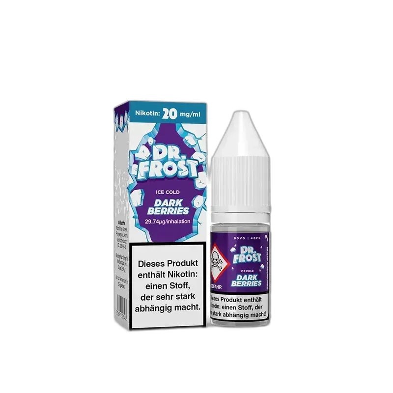 Dr. Frost Nikotinsalz - Ice Cold Dark Berries - Liquid 20mg 10ml