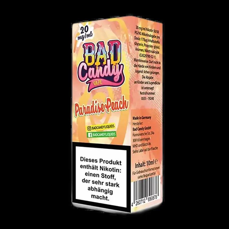 Bad Candy Nikotinsalz - Paradise Peach - 10ml Liquid 20mg