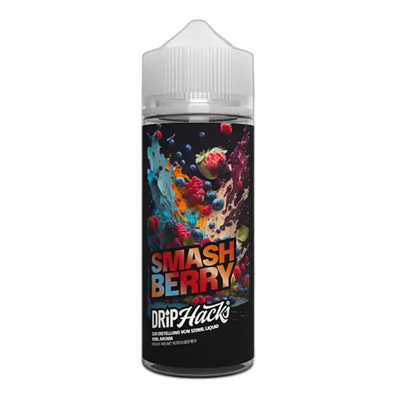 Drip Hacks Longfill - Smash Berry - 10ml Aroma in 120ml Flasche