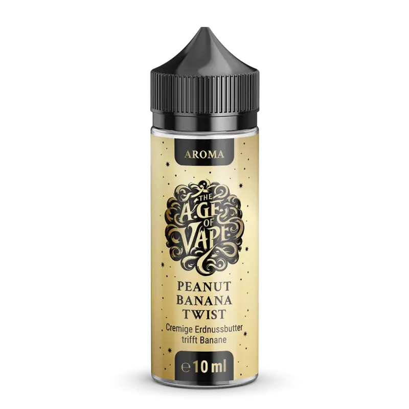 The Age of Vape Aroma Longfill - Peanut Banana Twist - 10ml in 120ml Flasche