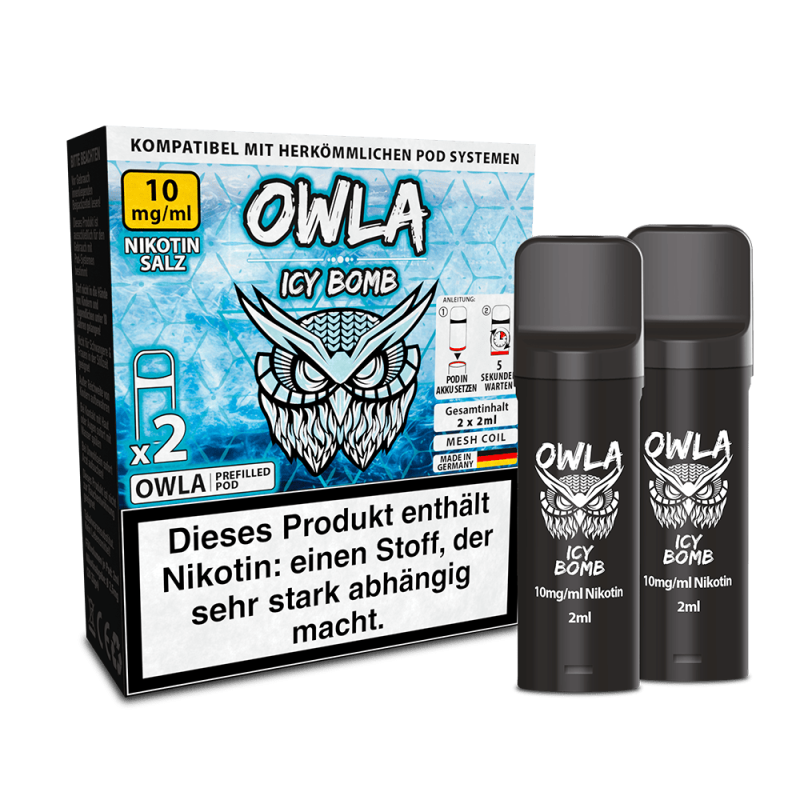 2x OWLA Einweg Pod - Icy Bomb