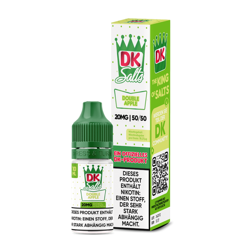 DK Salts Nikotinsalz - Double Apple - Liquid 20mg 10ml