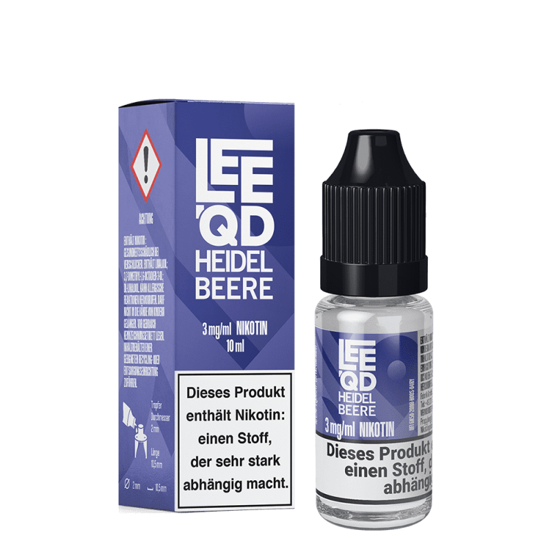 LEEQD Liquid - Fruit Heidelbeere - 3mg 10ml