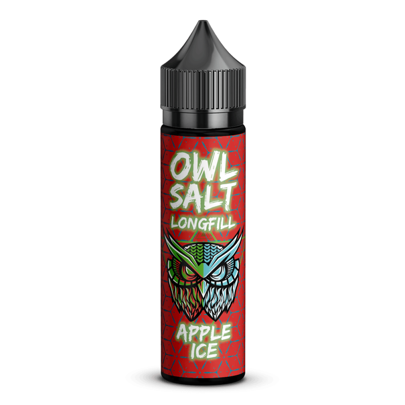 OWL Salt Aroma Longfill - Apple Ice - 10ml in 60ml Flasche