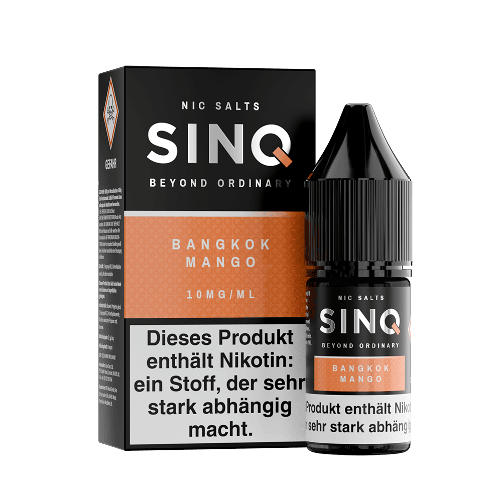 SINQ Nikotinsalz - Bangkok Mango - 10ml Liquid 10mg