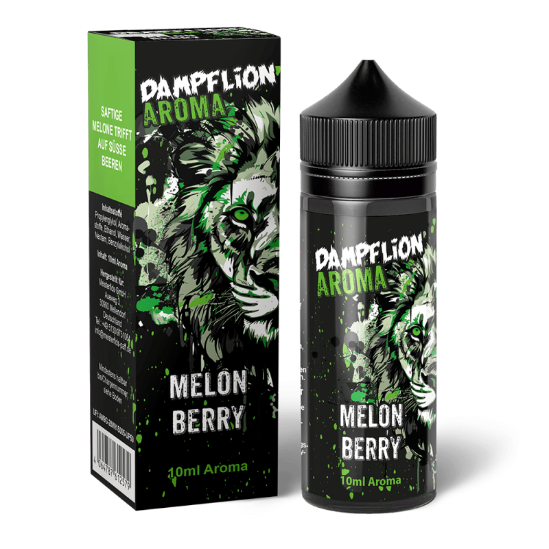 Dampflion Intense Longfill - Melonberry - 10ml Aroma in 120ml Flasche