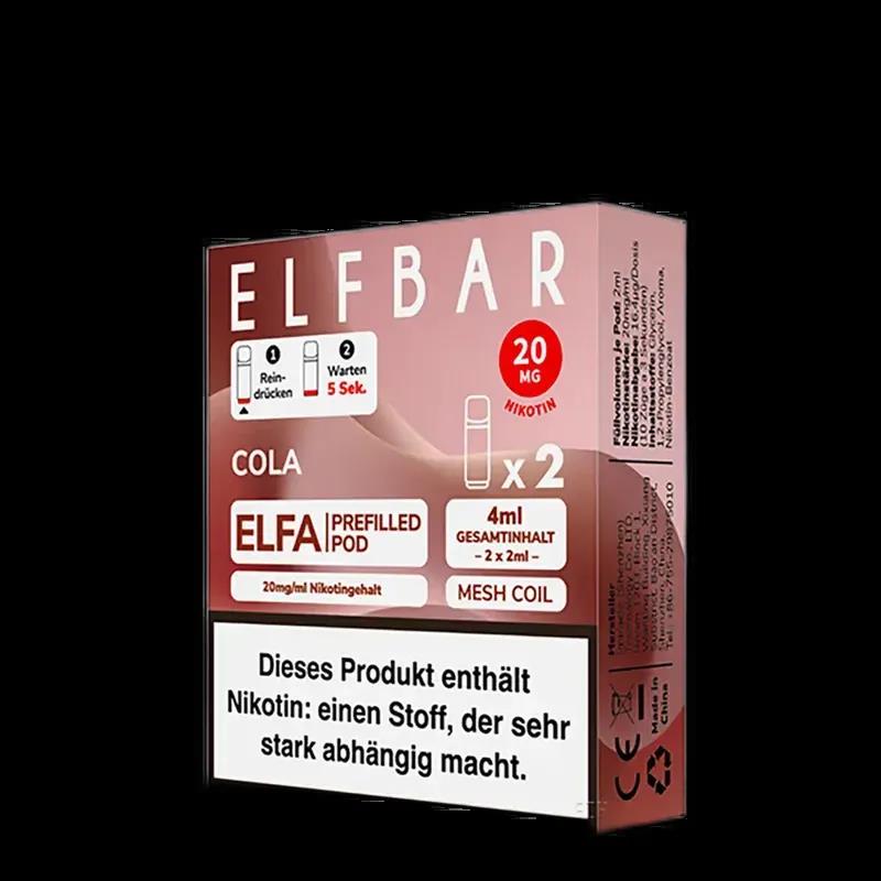 2x Elfbar Elfa Einweg Pod - Cola - 20mg Nikotinsalz 2ml