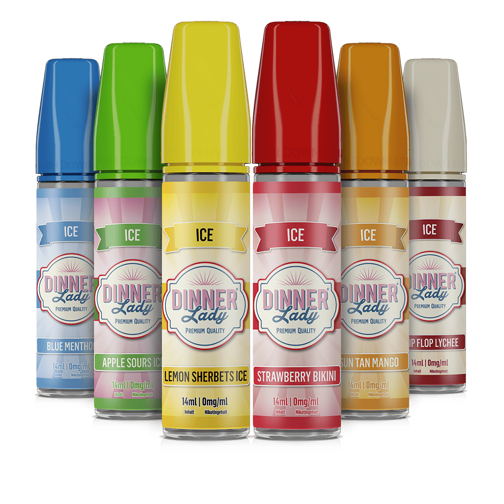 Dinner Lady Sweets ICE Aroma Longfill - Lemon Sherbets ICE - 14ml in 60ml Flasche