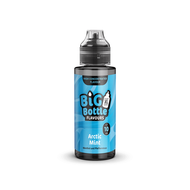 Big Bottle Flavours Longfill - Arctic Mint - 10ml Aroma in 120ml Flasche