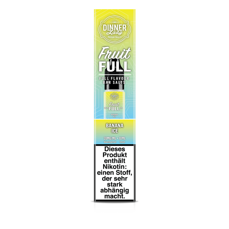 Dinner Lady Fruit Full Nikotinsalz - Banana Ice - 10ml Liquid 20mg