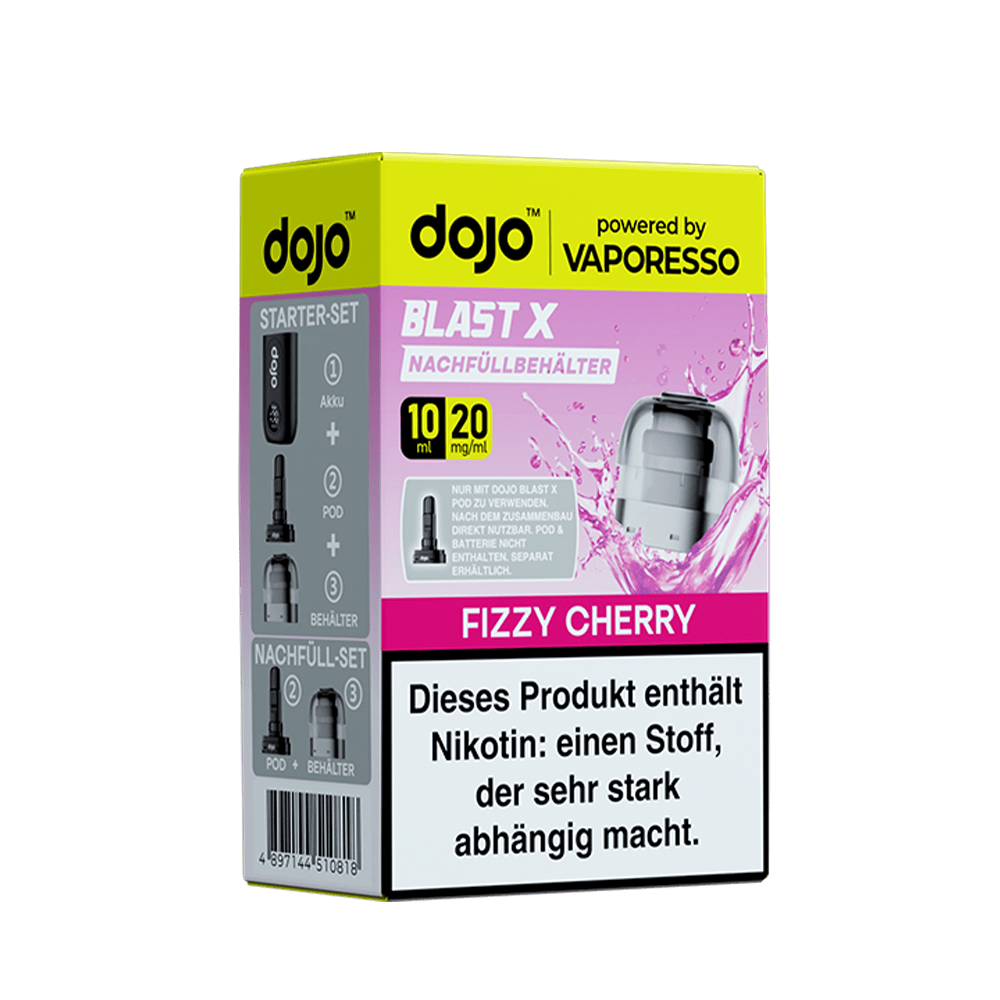 Vaporesso dojo Blast X Pods – Fizzy Cherry – 20mg – 10ml (1 Stück)