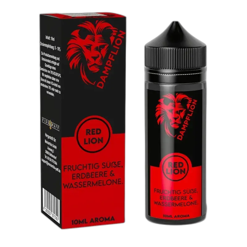 Dampflion Originals Longfill - Red Lion - 10ml Aroma in 120ml Flasche