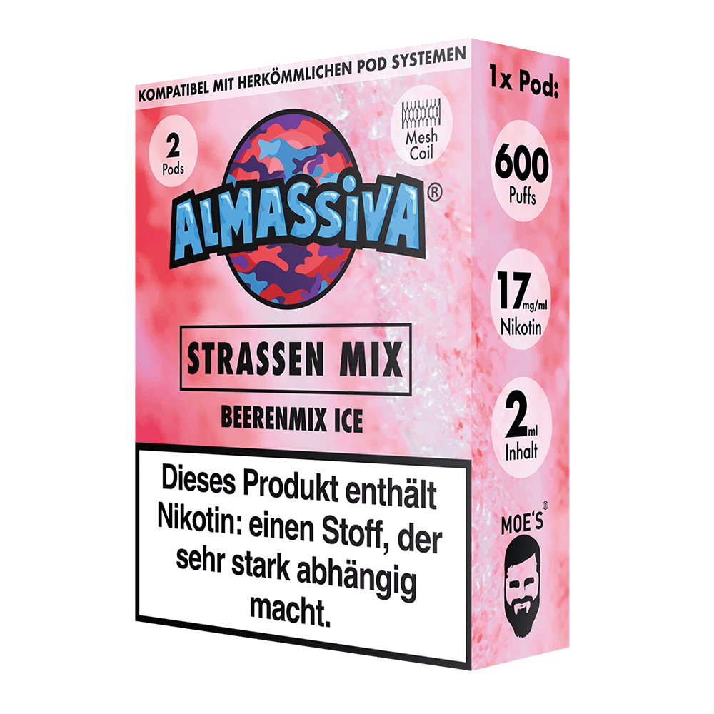 Al Massiva Pods – Strassen Mix – 17mg – 2ml (2 Stück)