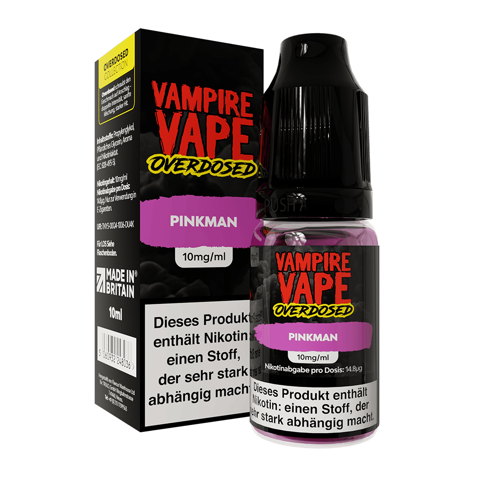 Vampire Vape Nikotinsalz - Overdosed Pinkman - Liquid 10mg 10ml