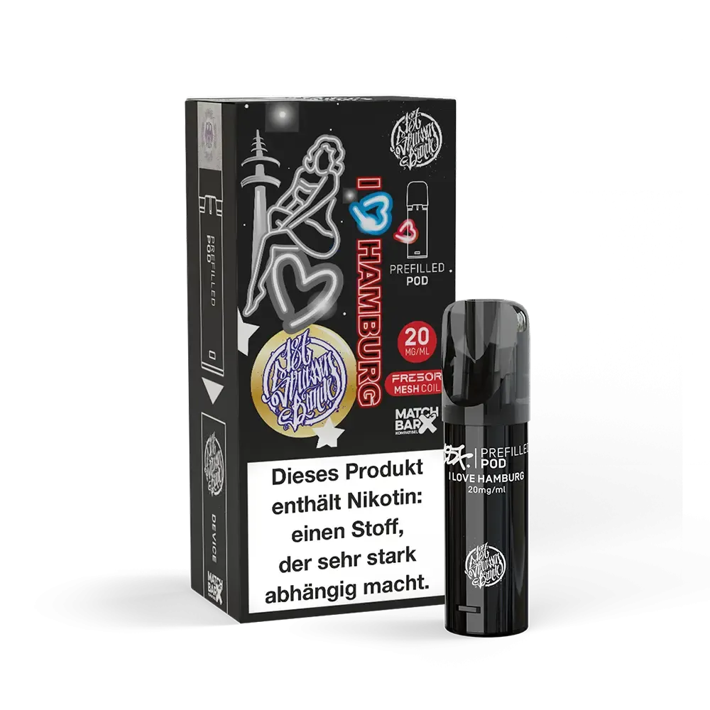187 Strassenbande Pods – I Love Hamburg – 20mg – 2ml (1 Stück)
