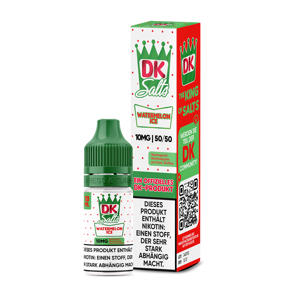 DK Salts Nikotinsalz - Watermelon Ice - 10ml