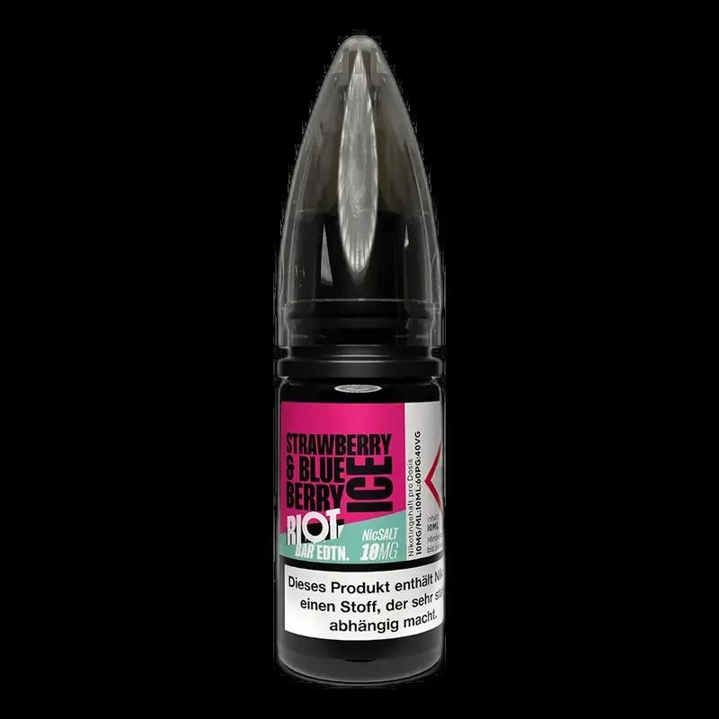 Riot Squad Nikotinsalz - Strawberry Blueberry Ice - Liquid 10mg 10ml