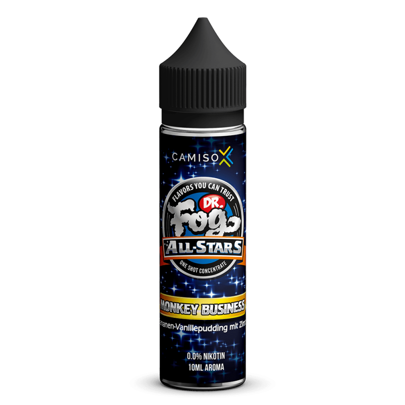 Dr. Fog Longfill - Monkey Business - 10ml Aroma in 60ml Flasche