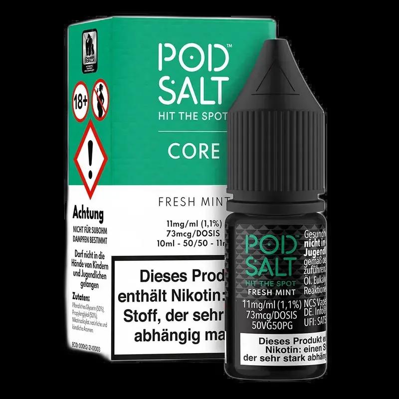 Pod Salt Core Nikotinsalz - Fresh Mint - 10ml Liquid 11mg