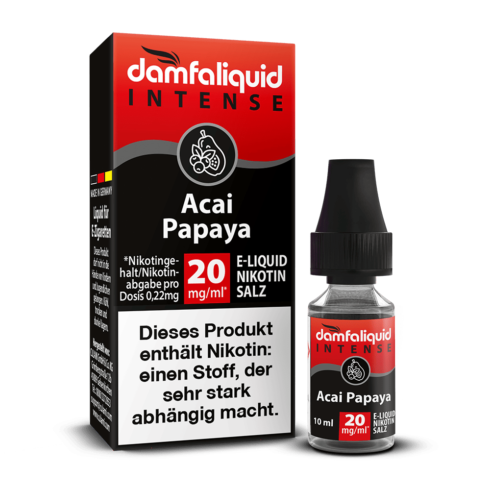 damfaliquid Nikotinsalz - Acai Papaya 10ml INTENSE 20mg