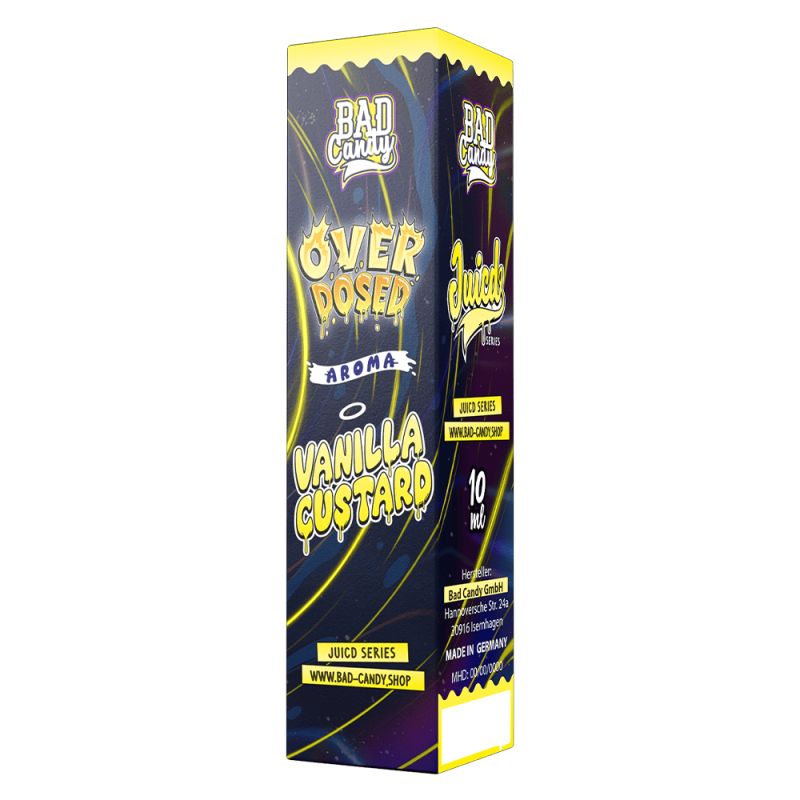 Bad Candy Longfill - Vanilla Custard - Overdosed 10ml Aroma in 60 ml Flasche