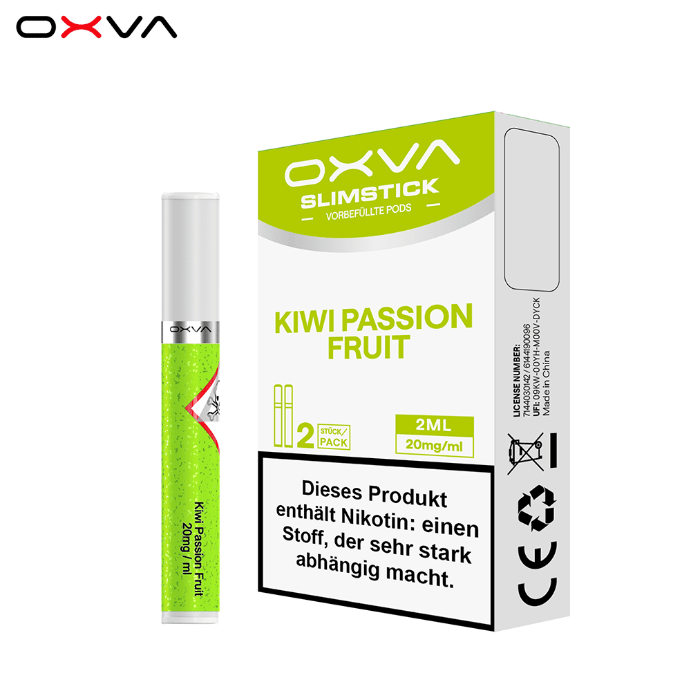 Oxva Slimstick Pods – Kiwi Passion Fruit – 20mg – 2ml (2 Stück)