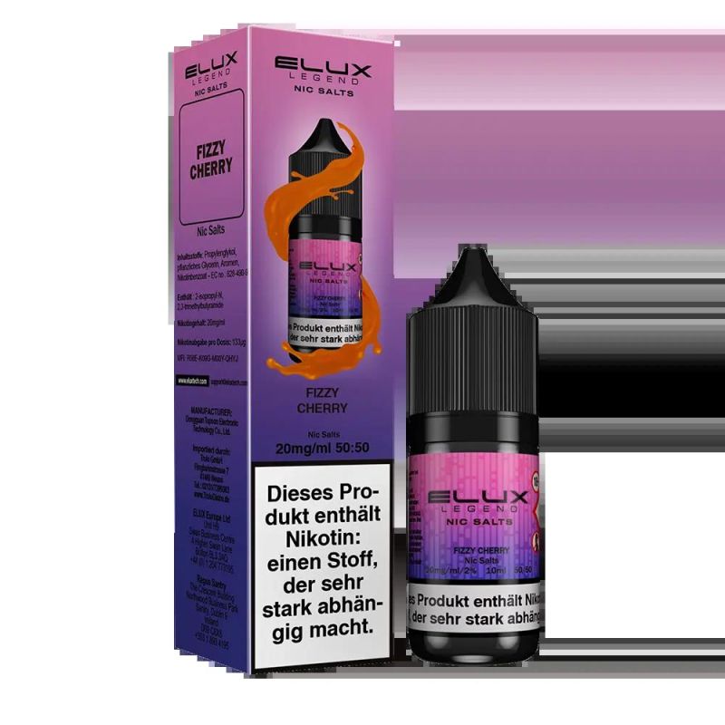 Elux Nikotinsalz - Fizzy Cherry - Liquid 10mg 10ml