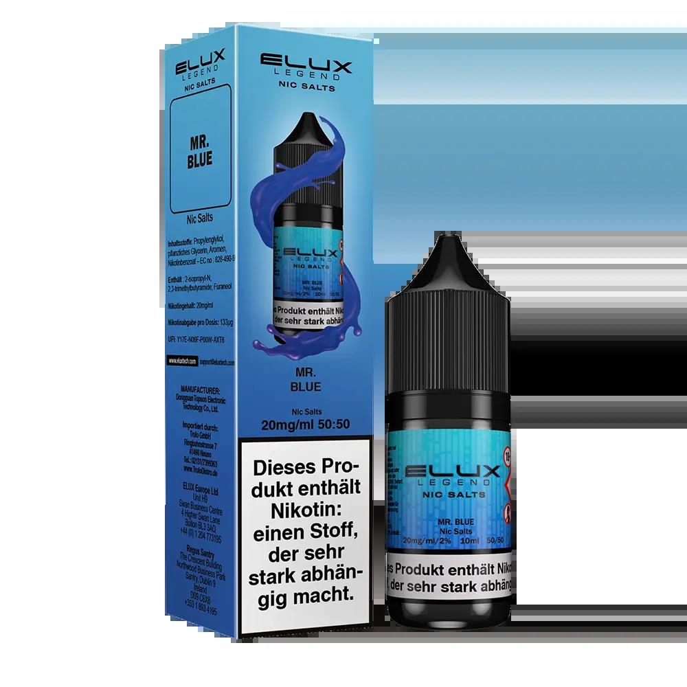 Elux Nikotinsalz - Mr. Blue - Liquid 10mg 10ml