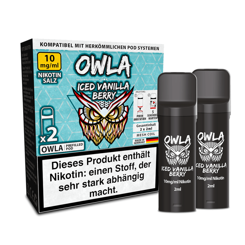 2x OWLA Einweg Pod - Iced Vanilla Berry