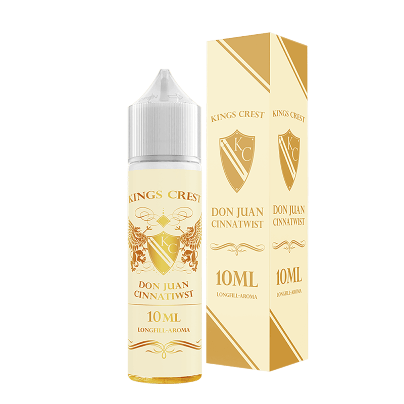 Kings Crest Longfill - Don Juan Cinnatwist - 10ml in 60ml Flasche